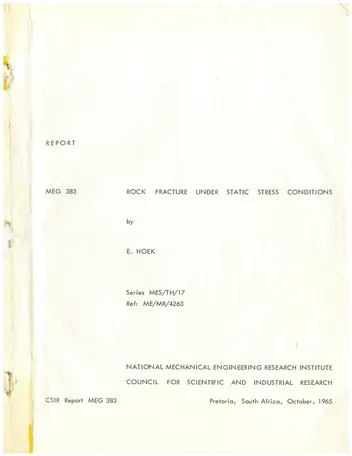 Más sobre El Desarrollo de la Geotecnia Usando Mecánica de Fractura