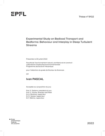 Más sobre Estudio Experimental sobre el Transporte de Carga de Fondo y el Comportamiento de las Formas de Fondo.